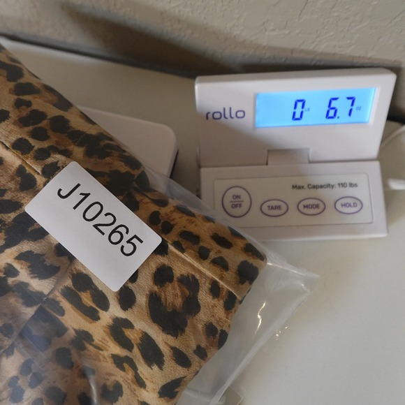 Spell Pants Womens Small Animal Print Vintage Leopard Samantha Bias Flare - Picture 11 of 11